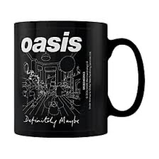 Oasis - Definitely Maybe Black pod Mug