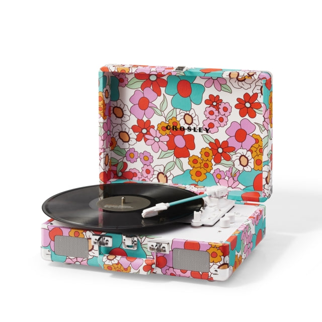 Cruiser Plus Portable Turntable (Groovy Floral)