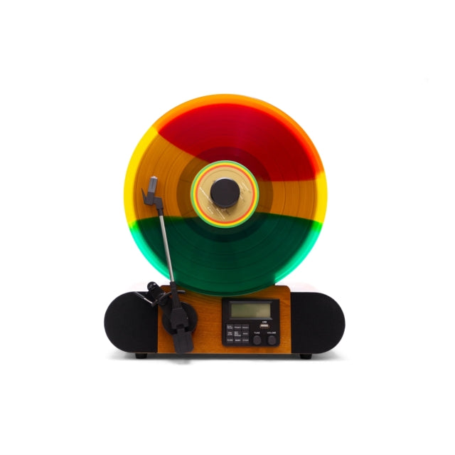 Vert Standard Vertical Record Player With Bluetooth In/Out And Fm Radio