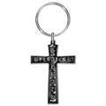 Black Sabbath Cross- Keychain