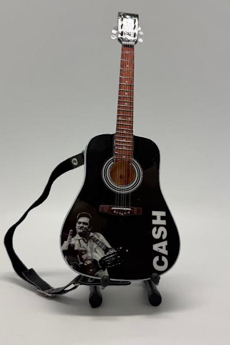 Johnny Cash Miniature Guitar