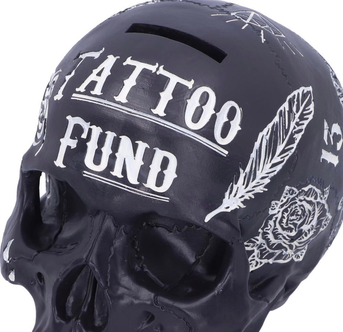 Tattoo fund skull - Black (16cm)
