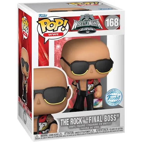 The Rock “Final Boss” Wrestlemania 168 - Funko