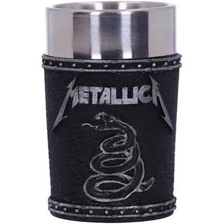 Metallica - The black album shot glass