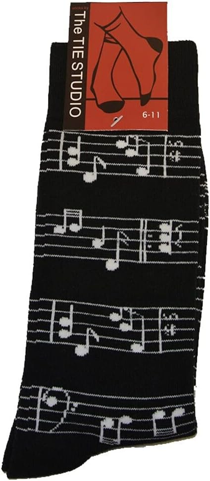 Music Manuscript Stave Unisex Novelty Ankle Socks Adult Size 6-11
