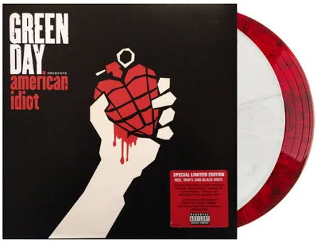 Greenday - American idiot (Red,white & Black Vinyl)