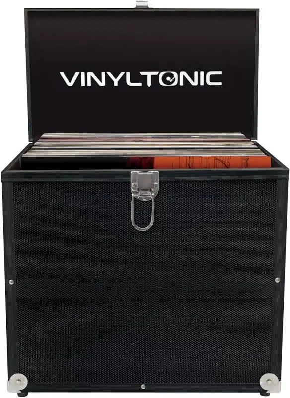Vinyltonic - 12” Storage Case with 10 Vinyl Sleeves and Microfibre Cloth