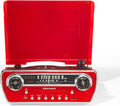 Powel 7-In-1 Record Player (Red)
