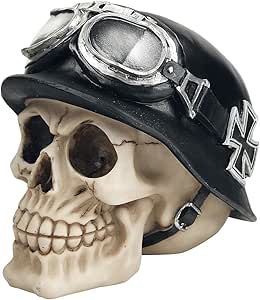 Iron Cross Skull 15.5cm