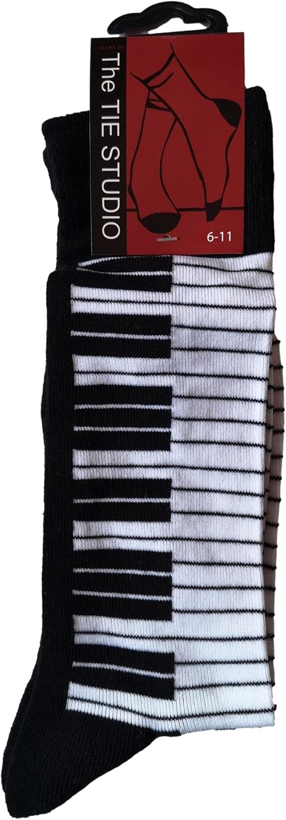 Tie Studio Piano Keyboard Vertical Unisex Novelty Ankle Socks Adult Size 6-11