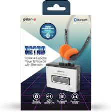 Groov-e Retro Personal Cassette Player With Bluetooth