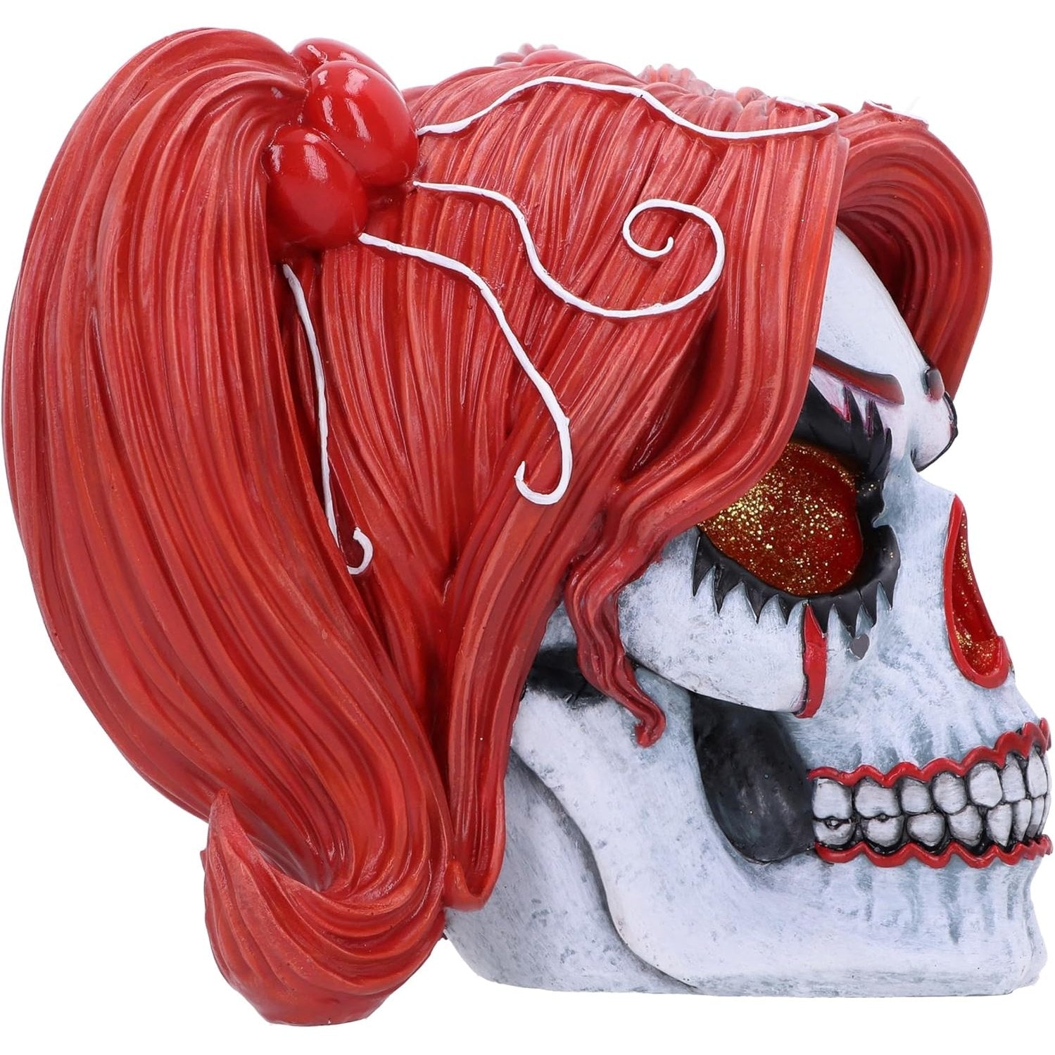 Drop Dead Gorgeous - Cackle and Chaos Clown Doll Skull 19cm