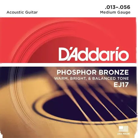 D’Addario - Phosphor Bronze Acoustic Guitar Strings