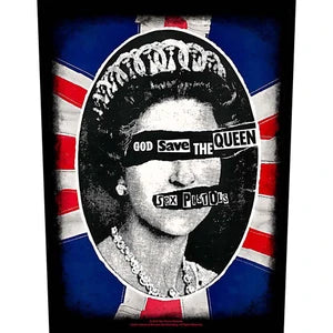 Sex Pistols God Save The Queen Sew On Woven Patch