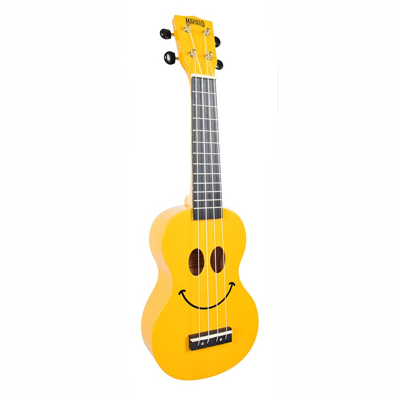 Mahalo Ukulele Art Design Smiley