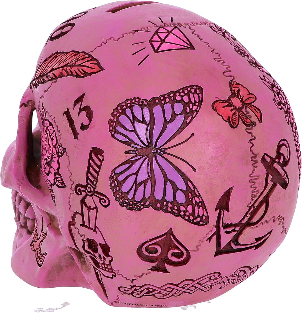 Tattoo Fund (Pink) Skull