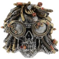 Steampunk Rasta skull - gentleman Joe