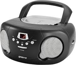 Groov-e Original Boombox - Portable CD Player With Radio
