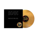 AC/DC - Back in Black - 50th Anniversary Limited Edition Gold Vinyl