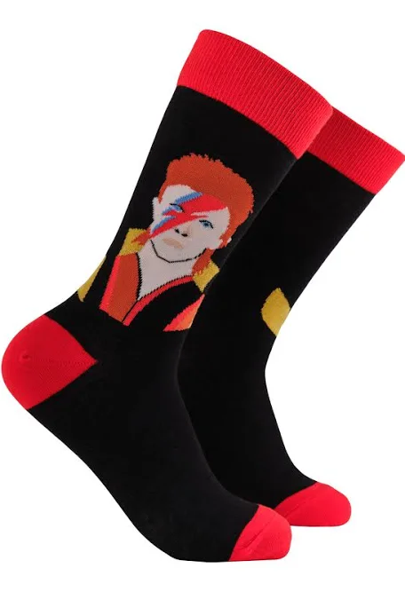 David Bowie - Ziggy Sockdust socks Size 4-8
