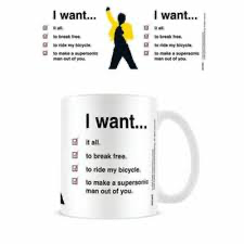 Queen - I Want Checklist Mug