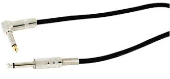 TGI Guitar Cable - 6m Jack to Right Angle Jack