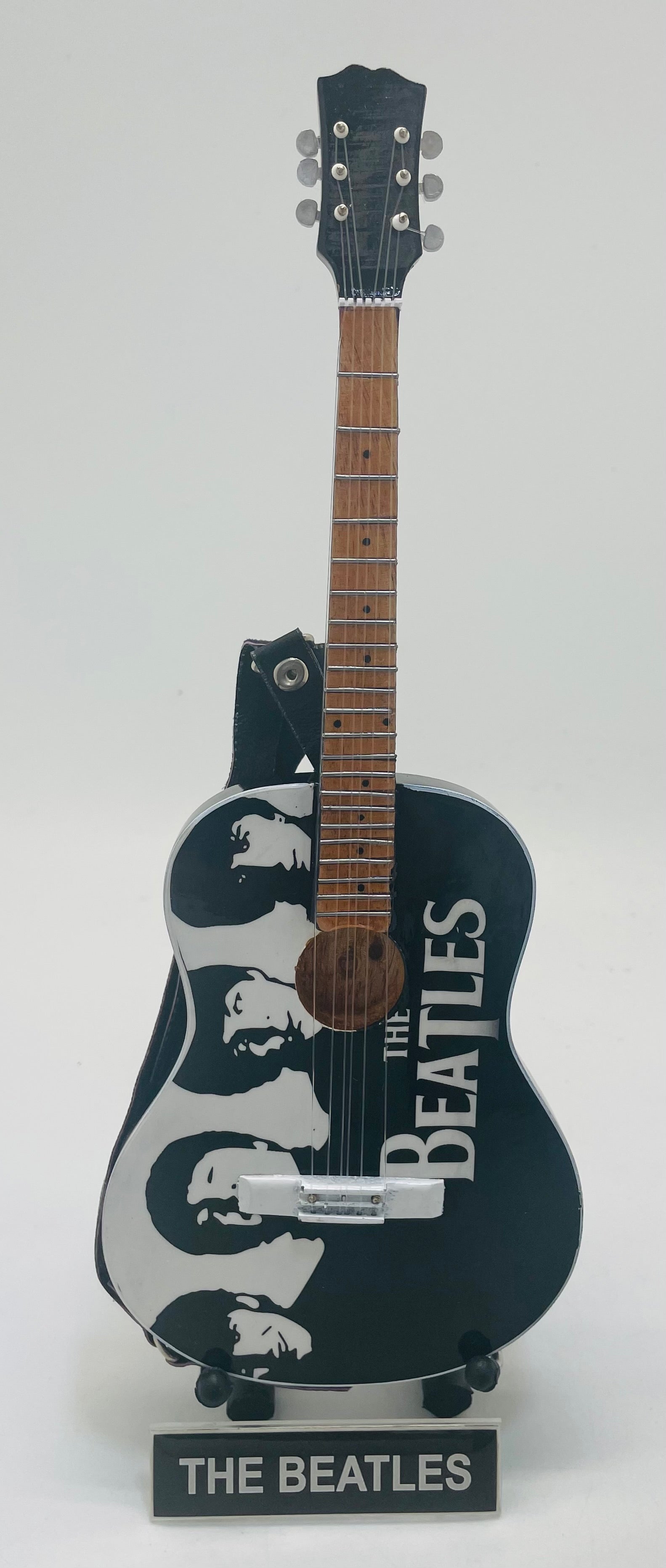 Beatles B&W Miniature Guitar