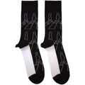 The Beatles Unisex Ankle Socks: Abbey Road Outlines (Black)