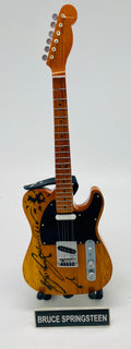 Bruce Springsteen Wood Signed Miniature Guitar
