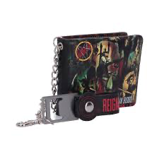 Slayer - Reign In Blood Leather Chain Wallet With Bottle Opener