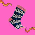 Piano Socks Blue