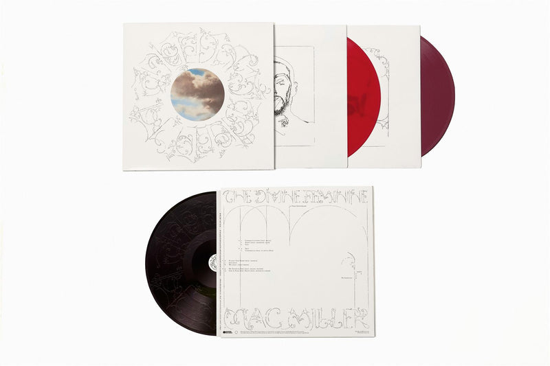 Mac Miller - The Divine Feminine (10th Anniversary) 3x Apple / Fruit Punch / Black Ice Vinyl LP