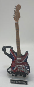 Def Leppard Union Jack Miniature Guitar