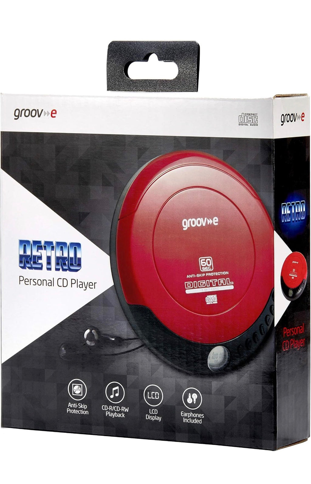 Groov-e Retro Personal CD Player