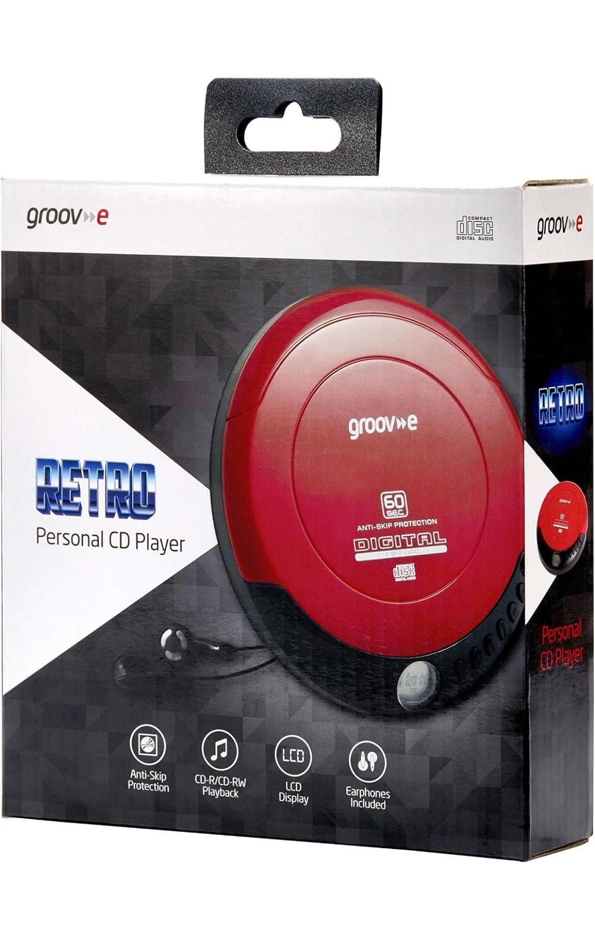 Groov-e Retro Personal CD Player
