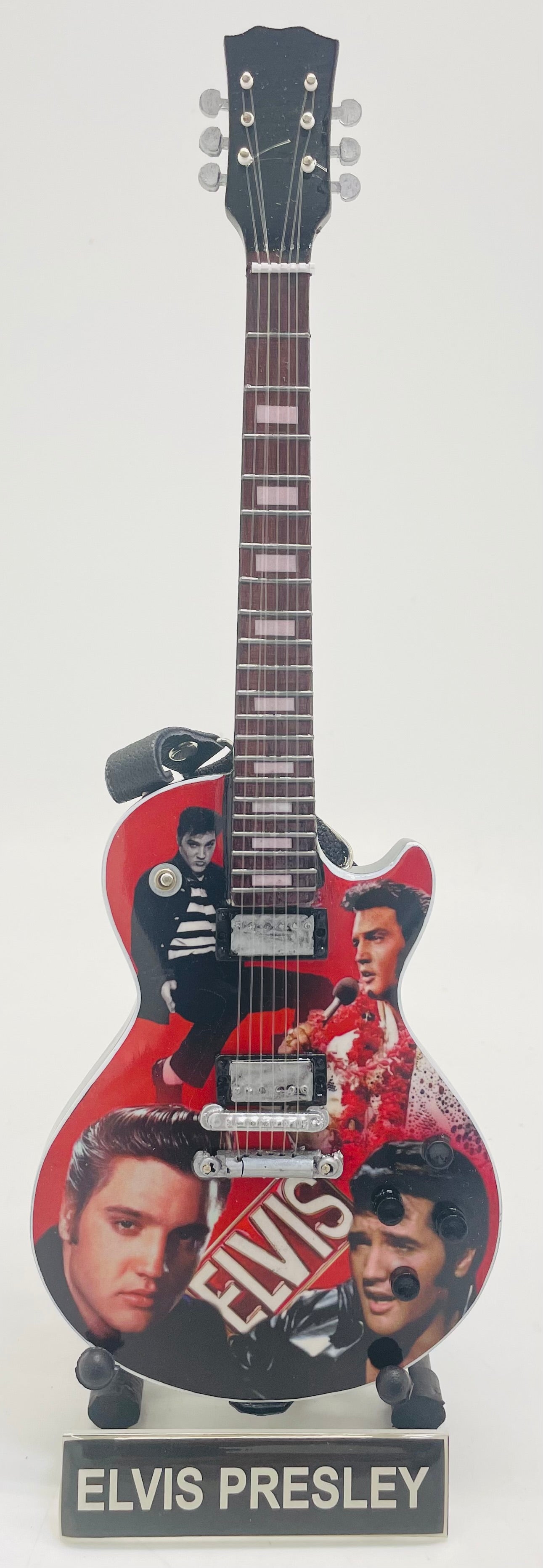 Elvis Presley Montage Miniature Guitar