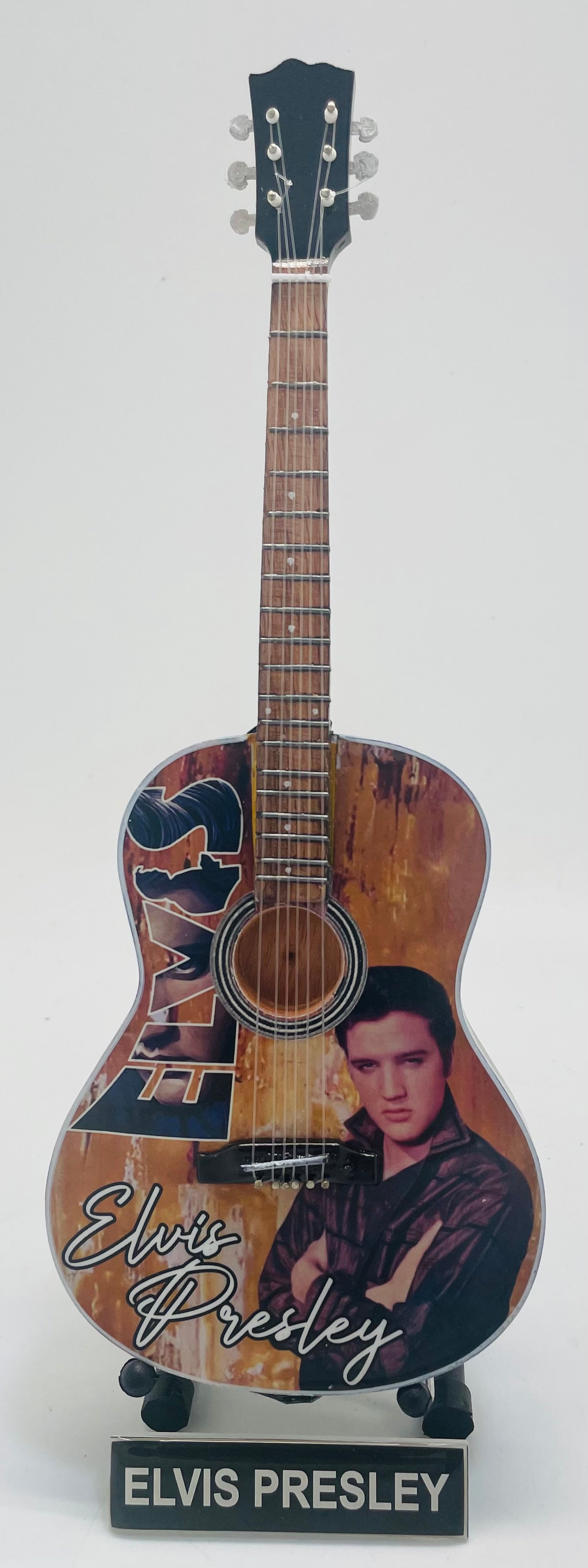 Elvis Presley Acoustic Signed Miniature Guitar