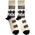 The Beatles Unisex Ankle Socks: Abbey Road Outlines (Cream)