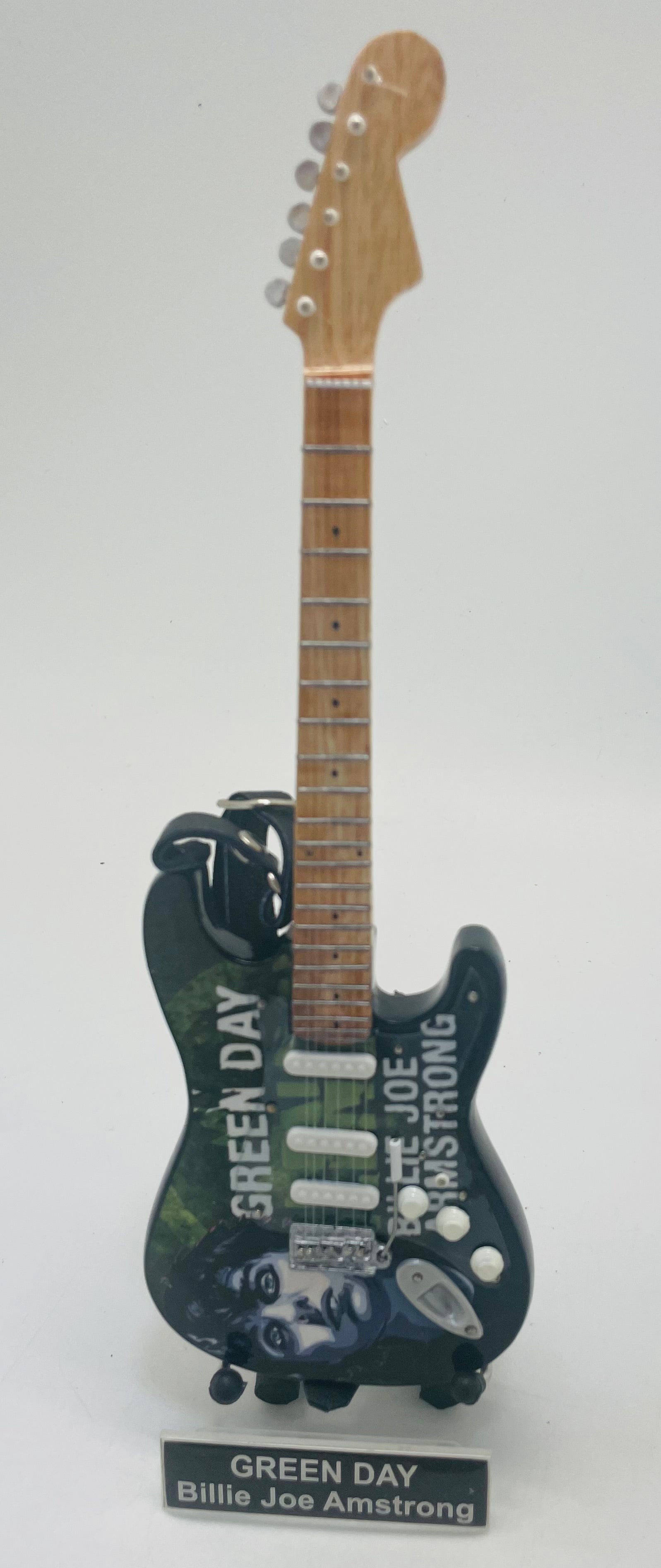 Green Day Billie Joe Armstrong Miniature Guitar