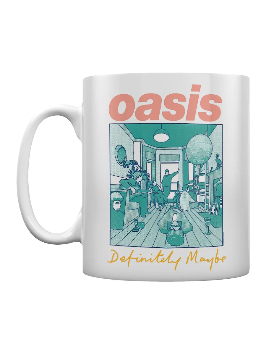 Oasis - Definitely Maybe White Pod Mug