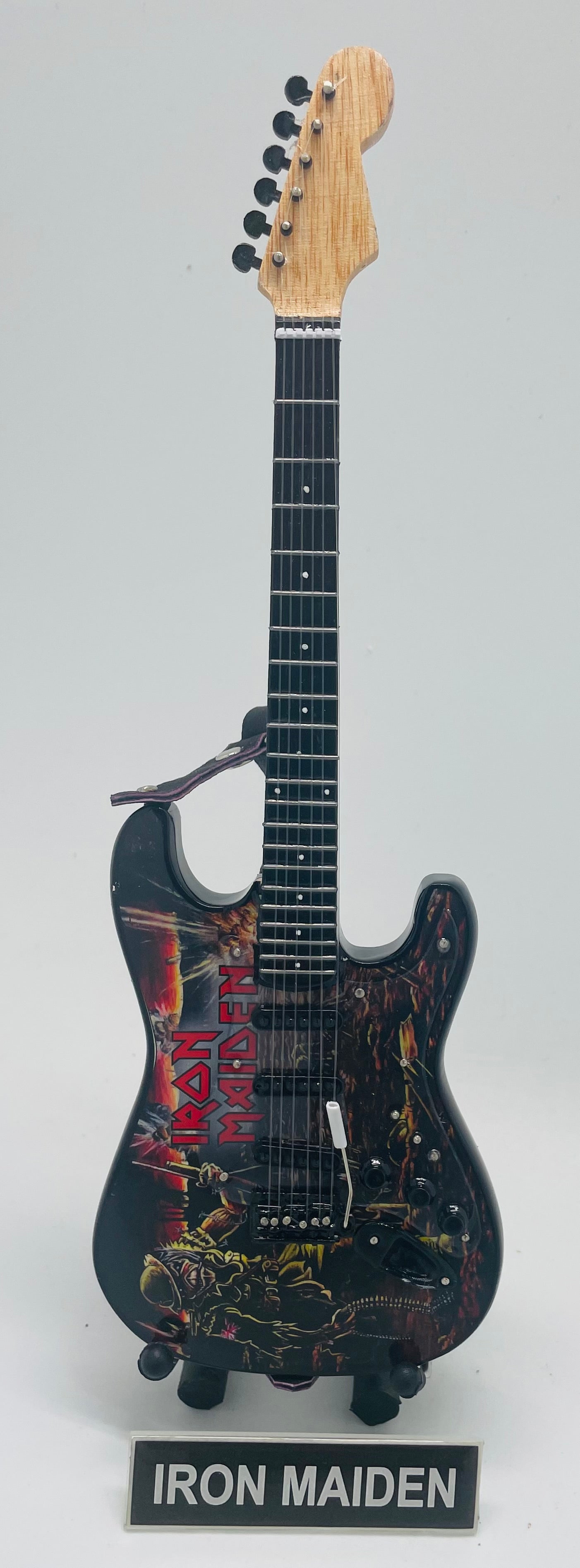Iron Maiden Trench Miniature Guitar