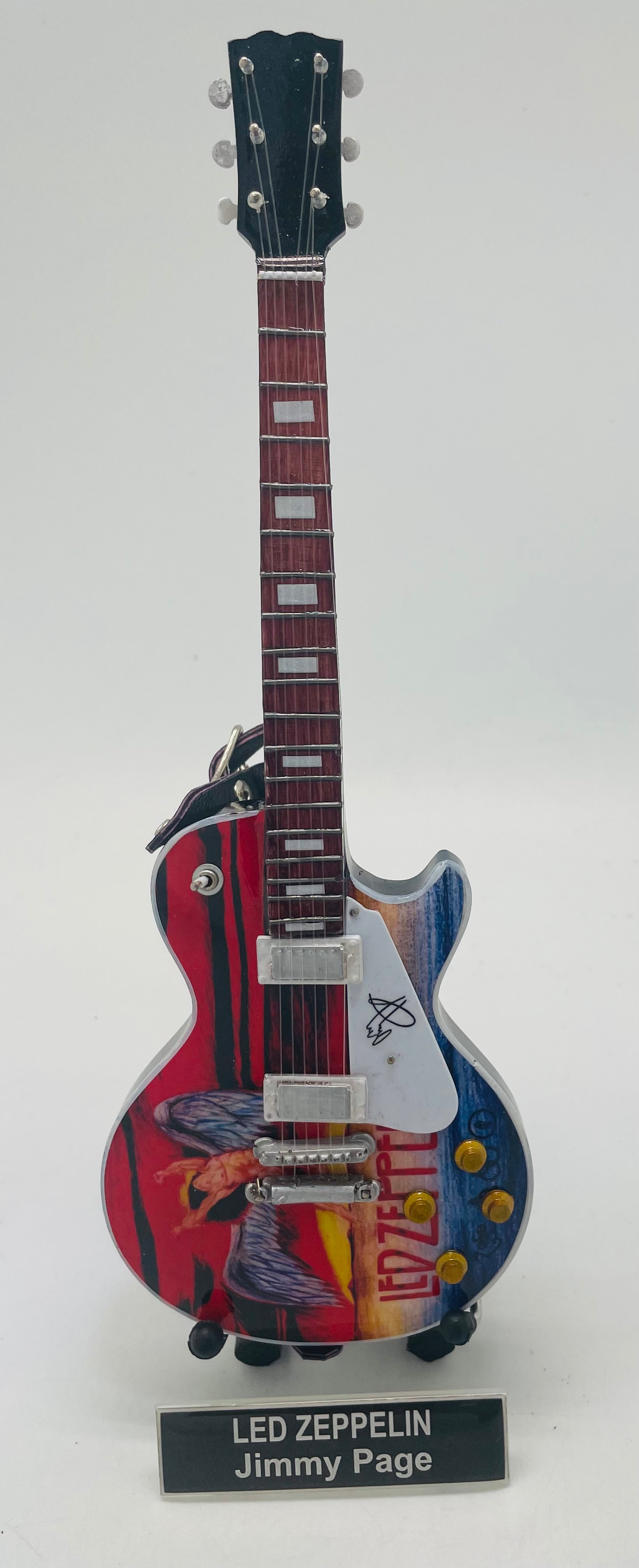 Led Zeppelin Angel Miniature Guitar
