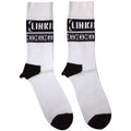 Linkin Park Unisex Ankle Socks: LP Repeat (White) (UK Size 7 - 11)