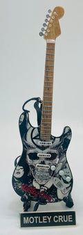 Motley Crue Miniature Guitar