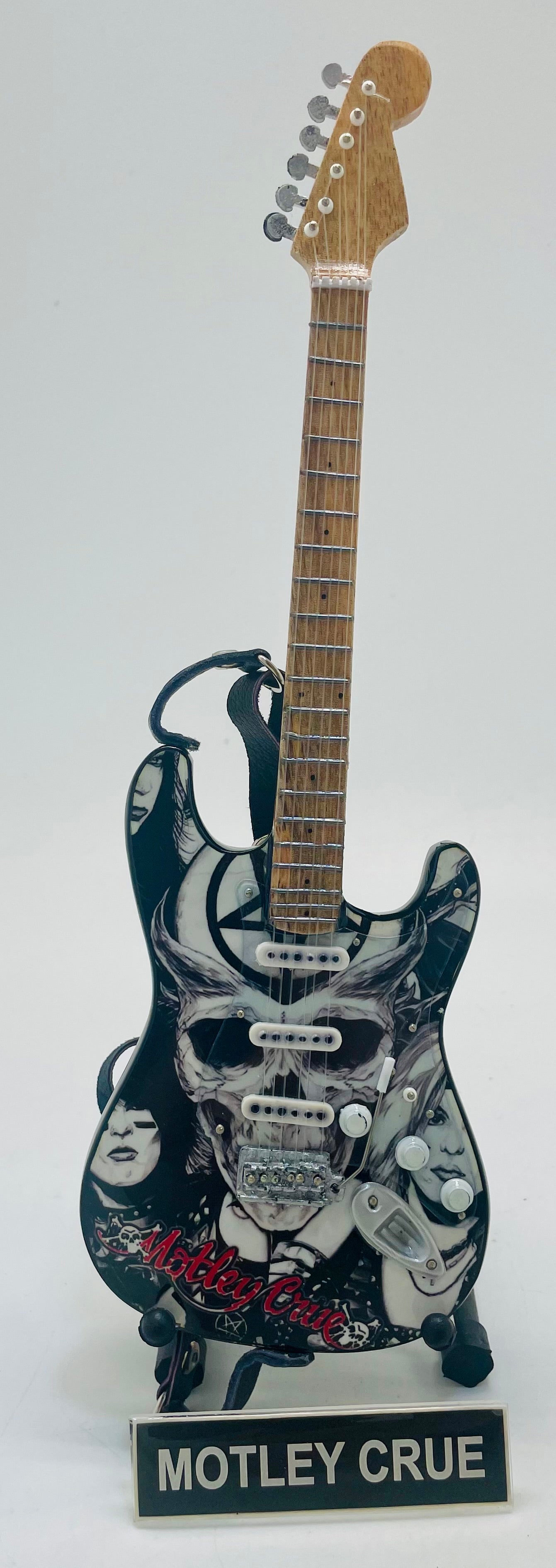 Motley Crue Miniature Guitar
