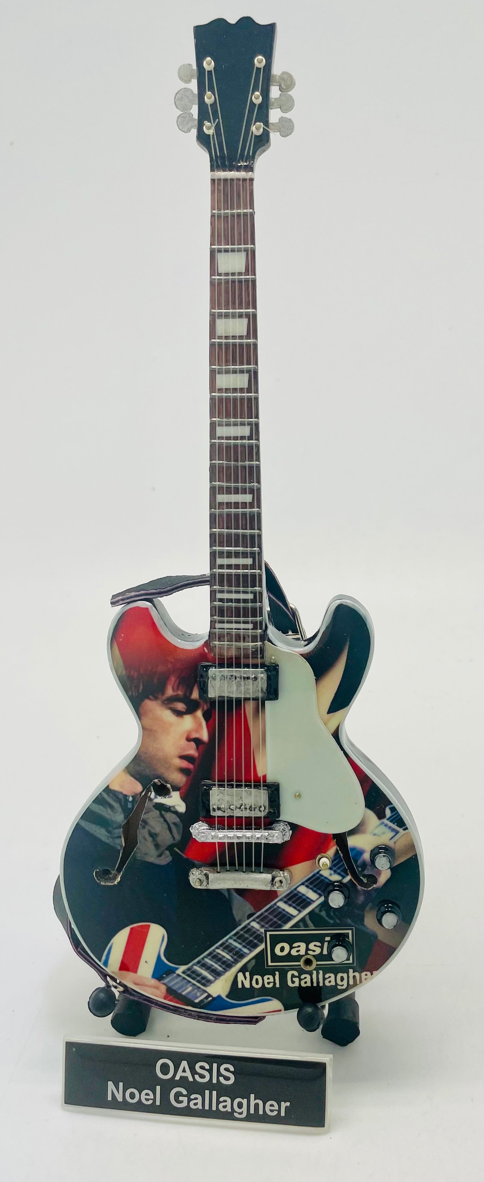Oasis Union Jack Miniature Guitar