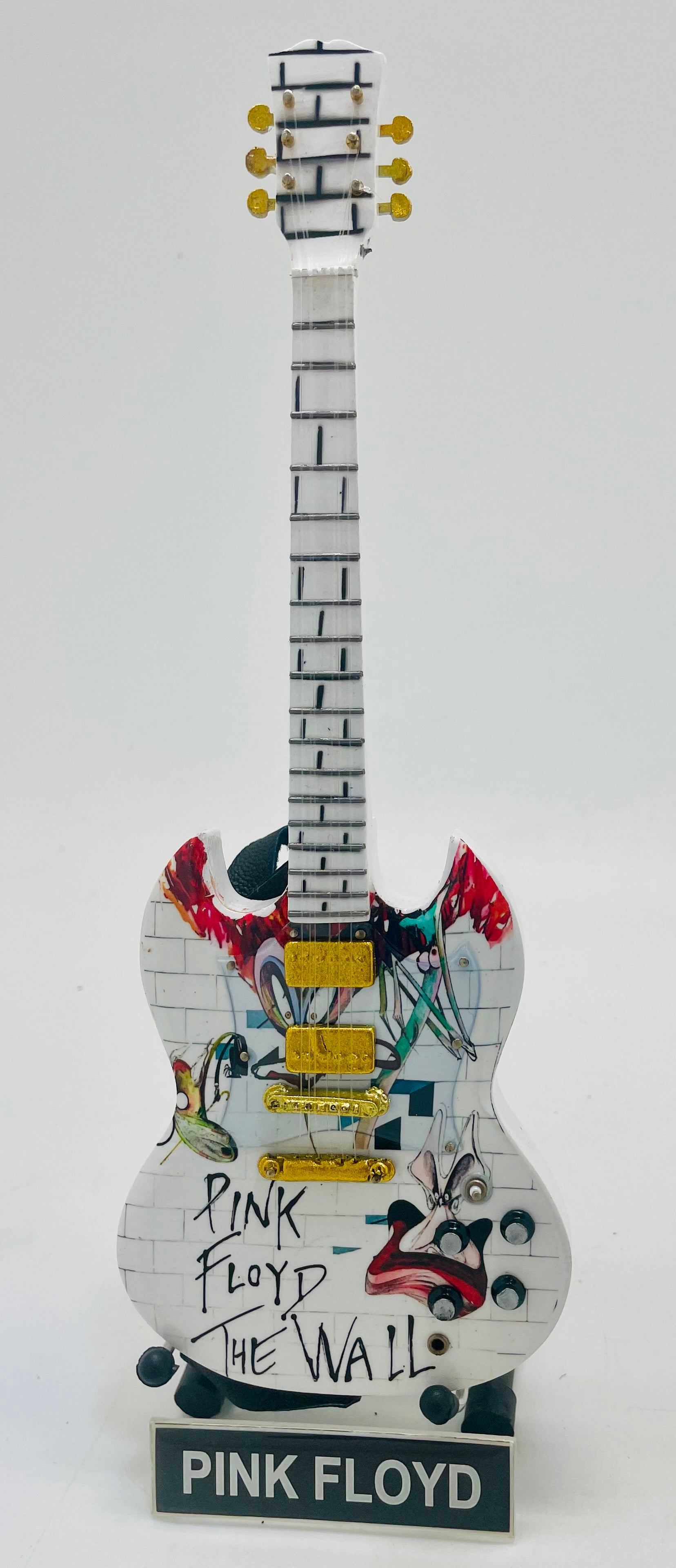 Pink Floyd The Wall Miniature Guitar