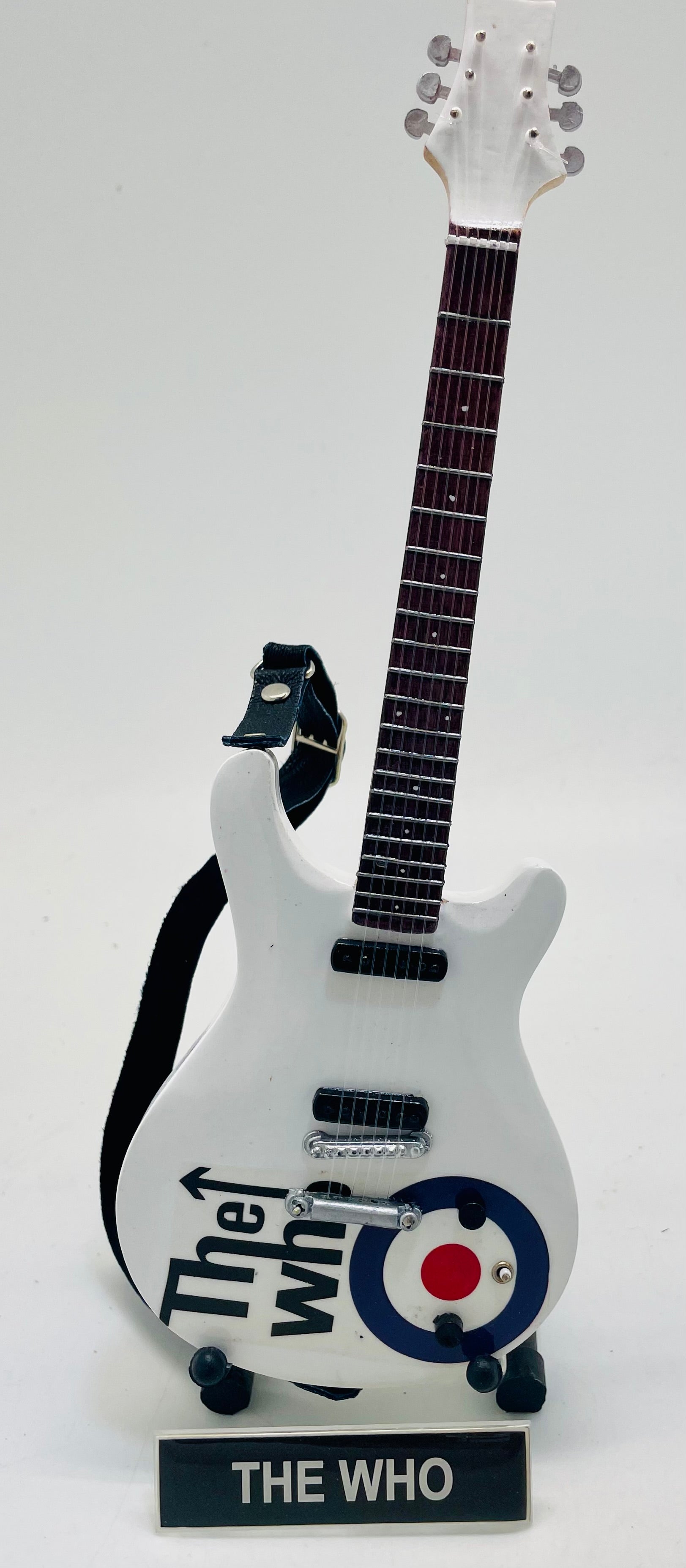 The Who White Miniature Guitar