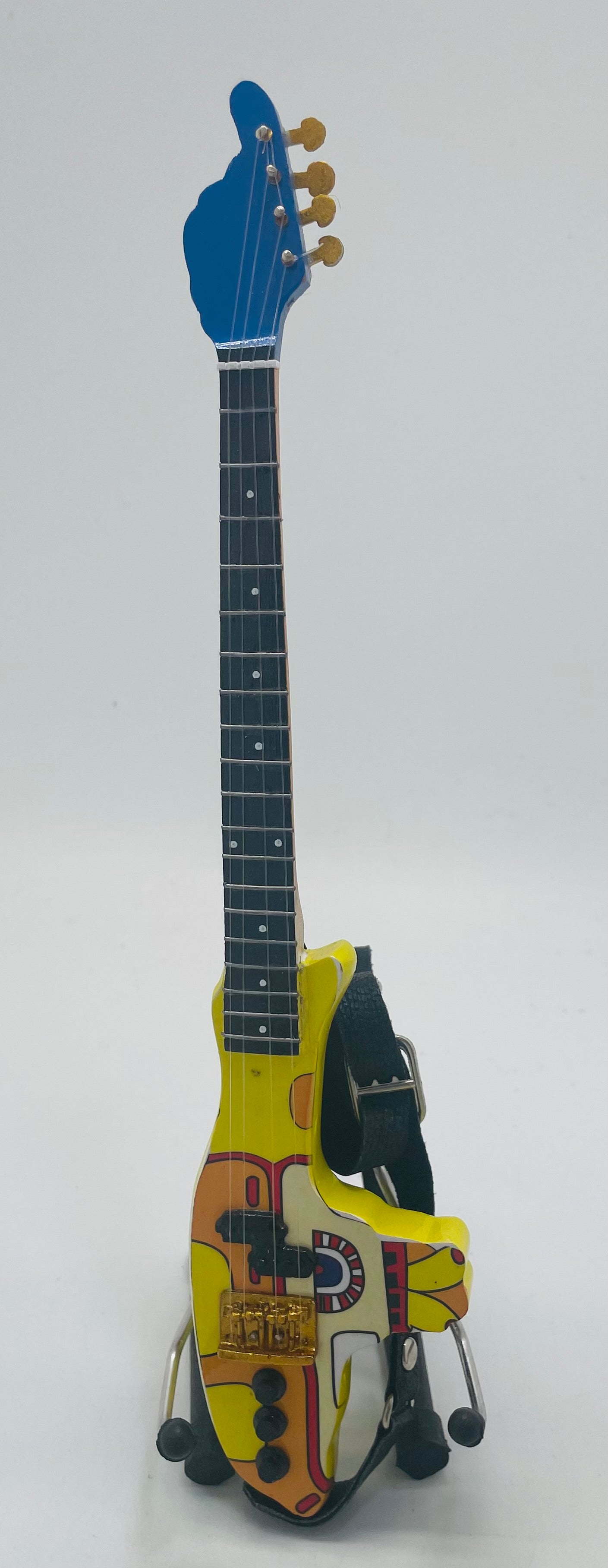 Beatles Yellow Submarine Miniature Guitar