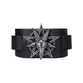 Baphomet Leather Wristband